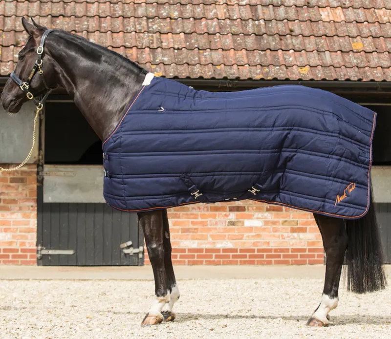 Mark Todd Medium Weight Stable Rug Navy/Orange